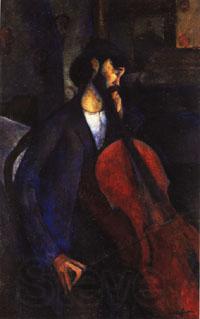 Amedeo Modigliani The Cellist